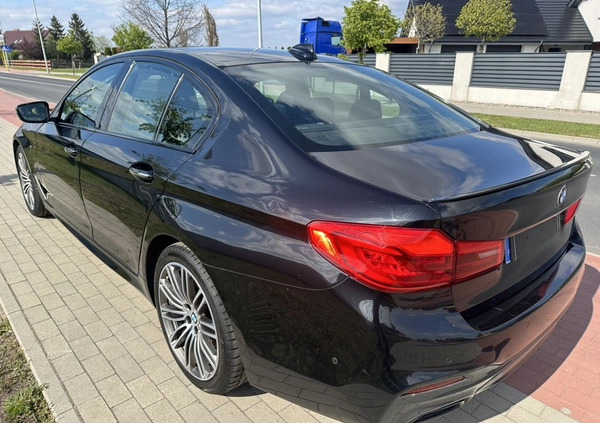 BMW Seria 5 cena 125900 przebieg: 134567, rok produkcji 2017 z Pyrzyce małe 407